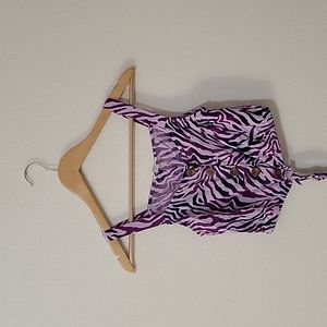 BarIII Zebra Crop Top